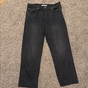 Levi's Black Women's Ankle Jeans